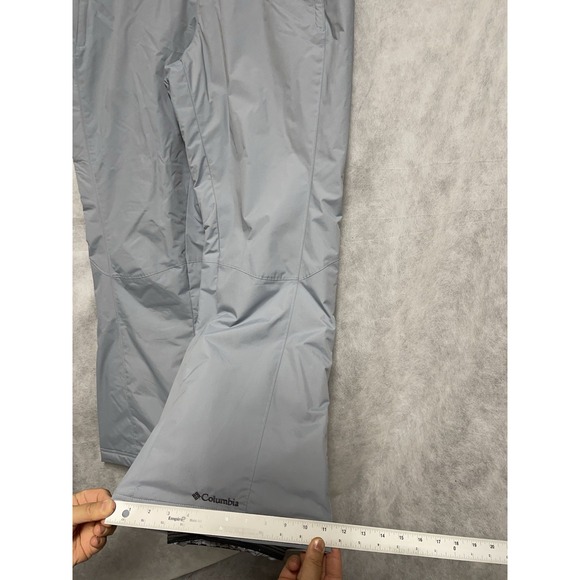 Columbia Snow Pants Women 1X Gray Modern Mountain 2 Tech Insulated Ski Snowboard - Picture 4 of 11